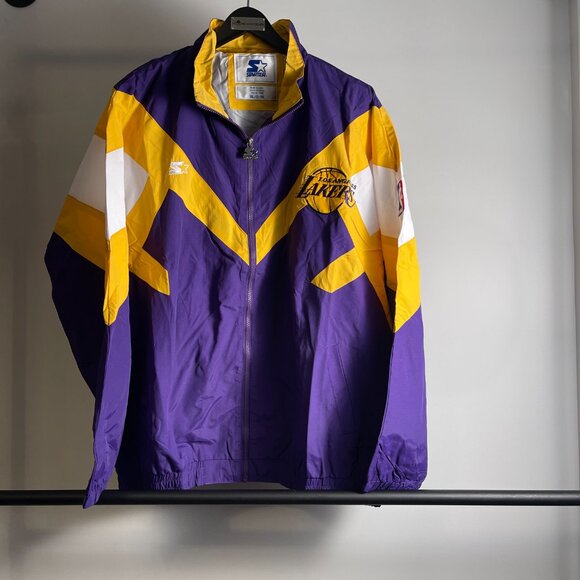 Retro Starter Los Angeles Lakers Jacket size L-2XL - Picture 5 of 6